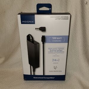 Black Universal Laptop Charger